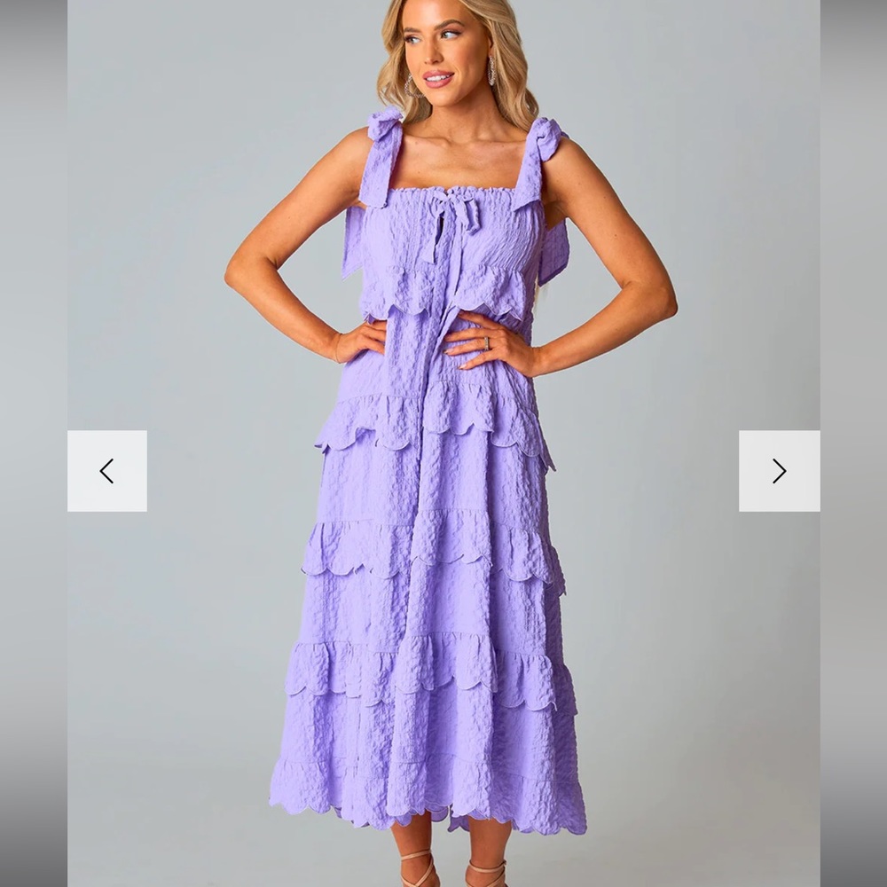 Buddy Love Landon Tie-Shoulder Maxi Dress